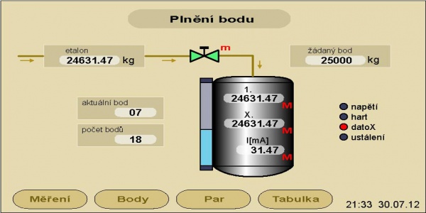 Mobilní etalonový tester pro E+H.